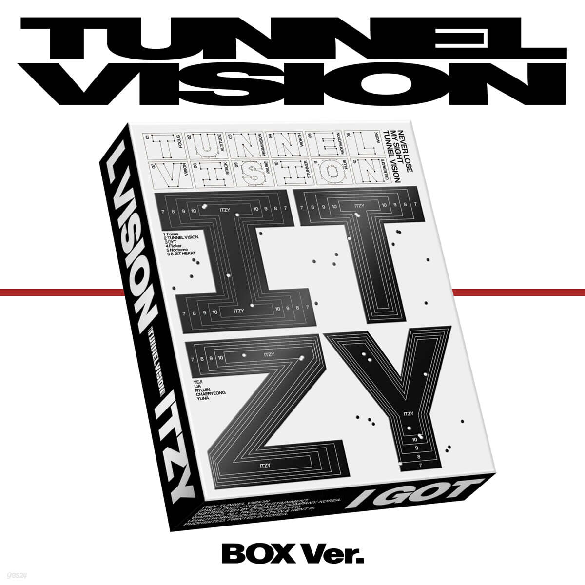 itzy TUNNELVISION QQmusic 限定 トレカ 20枚セット ITZY - TUNNEL