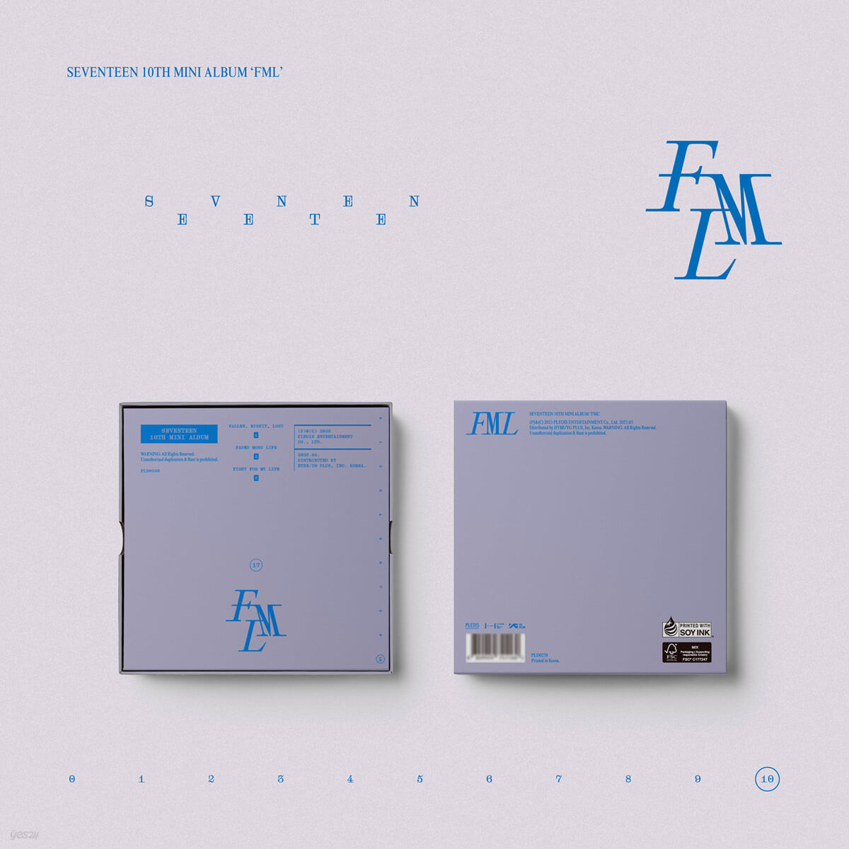九五樂府95music - (限量豪華版Deluxe Ver.紫)10th Mini Album [FML 