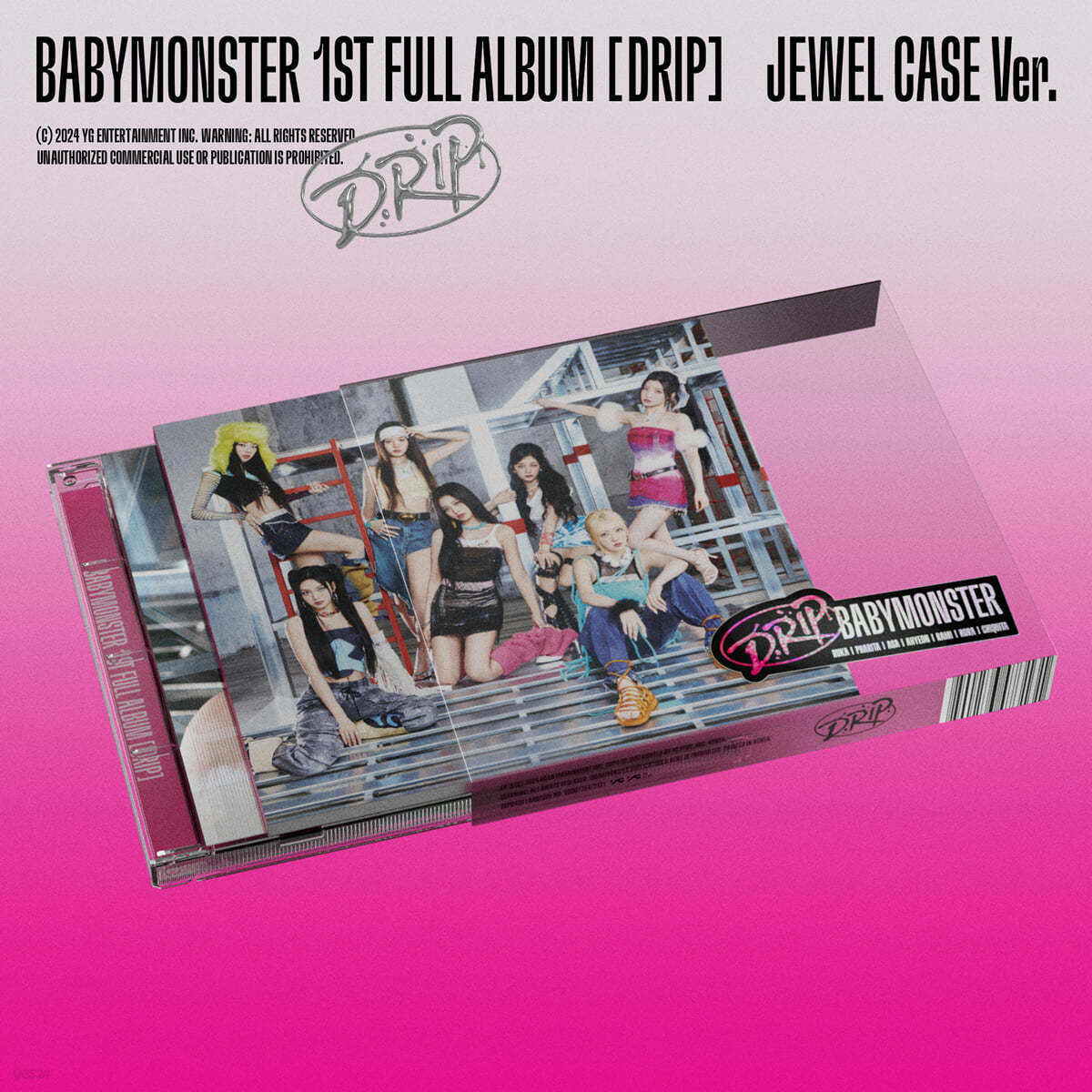 九五樂府95music - 【BABYMONSTER】(JEWEL CASE Ver.) 1st FULL ALBUM