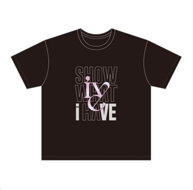 九五樂府95music - 黑色T恤(XL) Tシャツ/BLACK【IVE THE 1ST WORLD